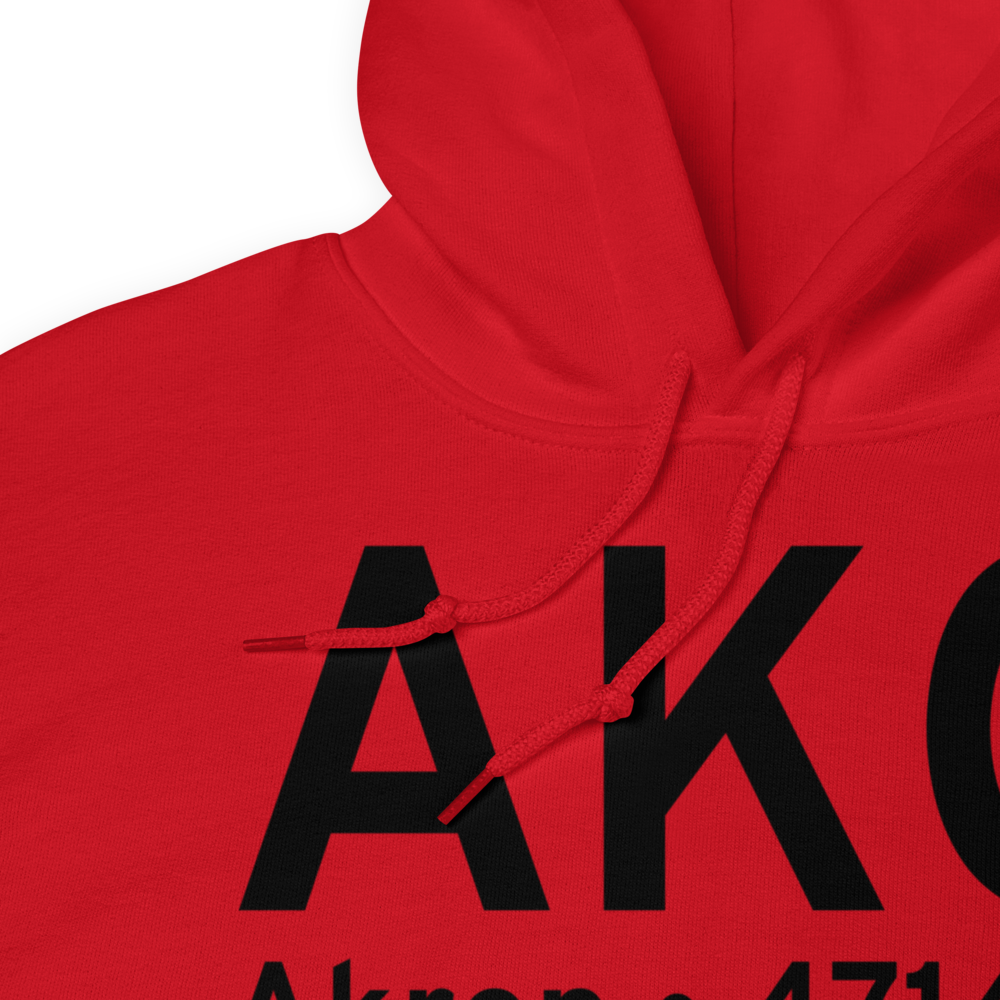 Akron (KAKO) Airport Hoodie Sweatshirt 