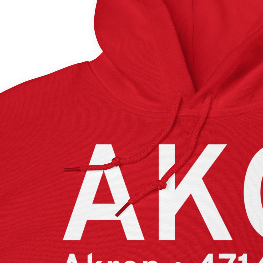 Akron (KAKO) Airport Hoodie Sweatshirt 
