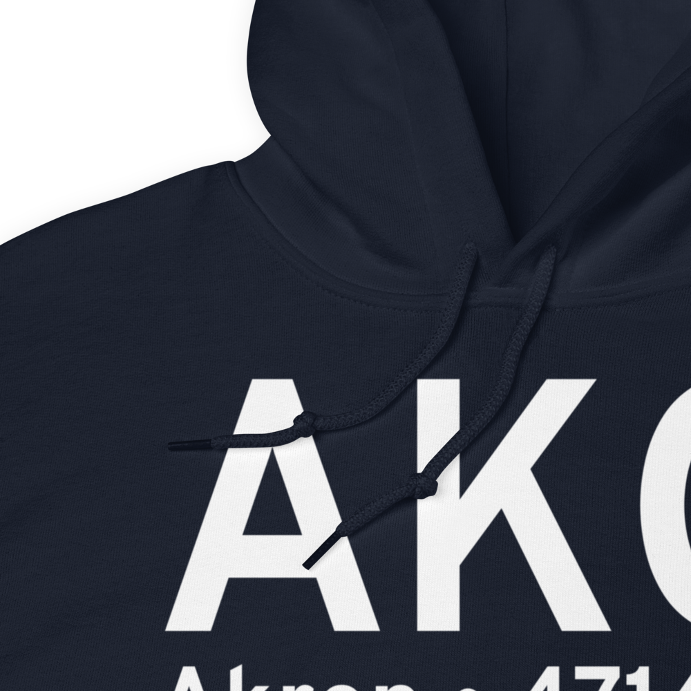 Akron (KAKO) Airport Hoodie Sweatshirt 