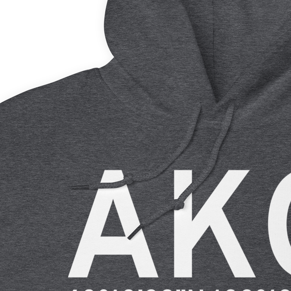 Akron (KAKO) Airport Hoodie Sweatshirt 