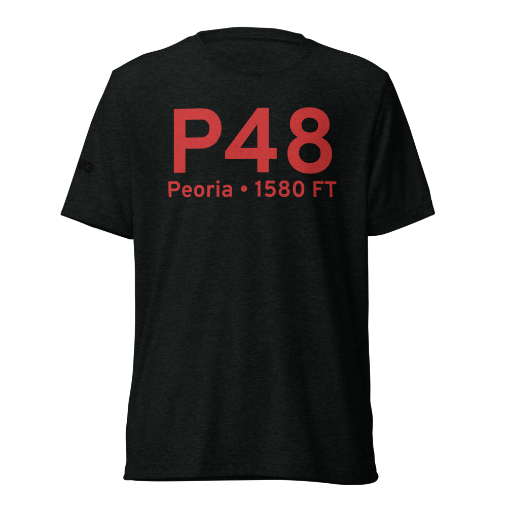 Peoria (P48) Airport Tri-blend T-Shirt 