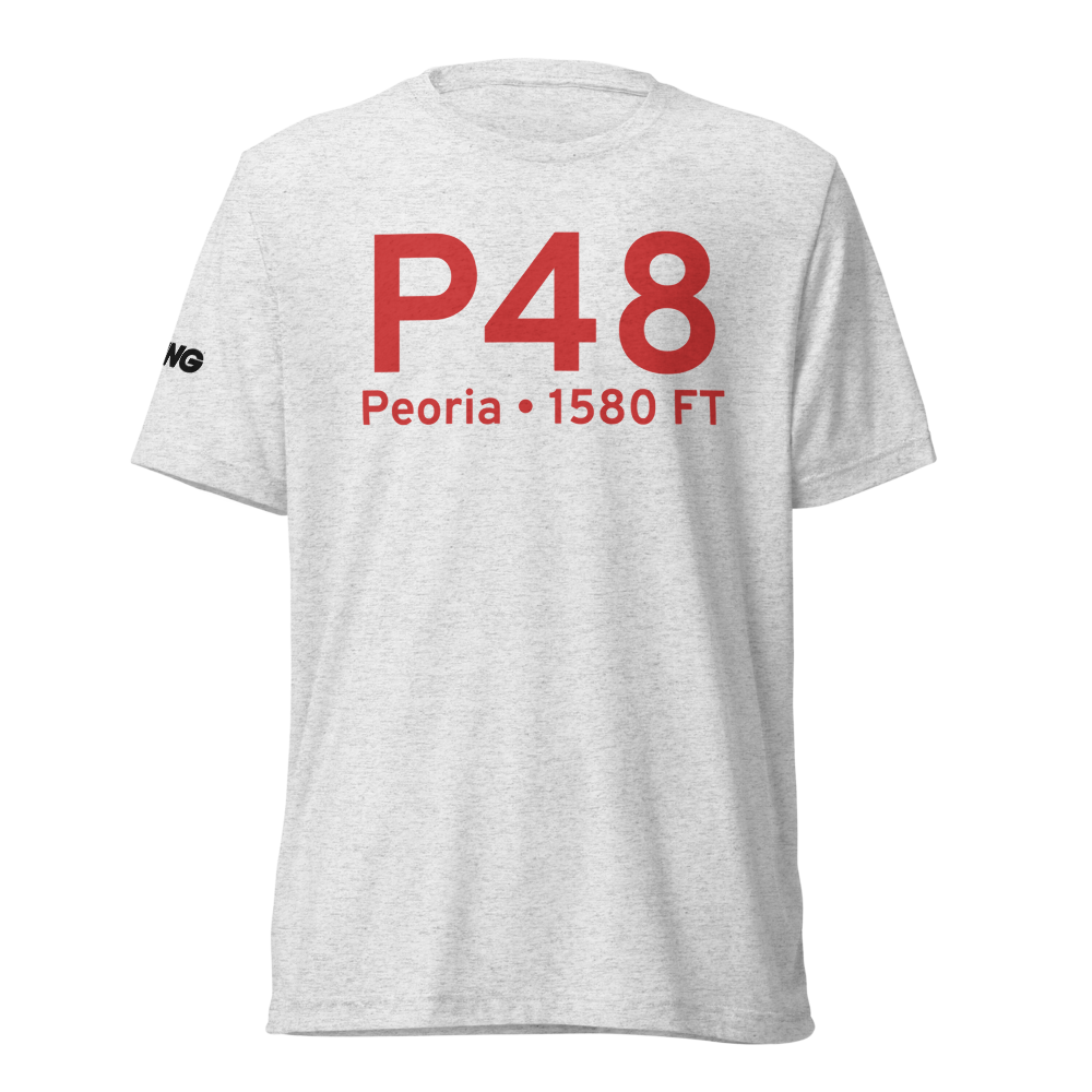 Peoria (P48) Airport Tri-blend T-Shirt 