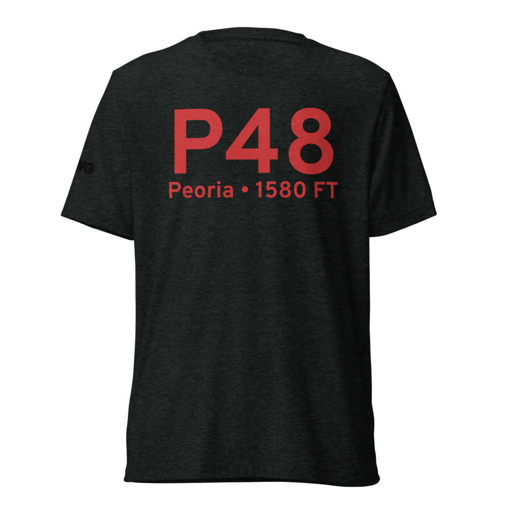 Peoria (P48) Airport Tri-blend T-Shirt 