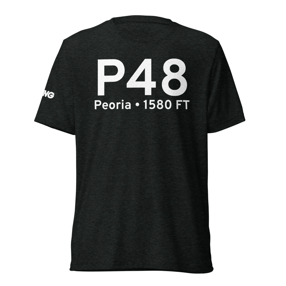 Peoria (P48) Airport Tri-blend T-Shirt 