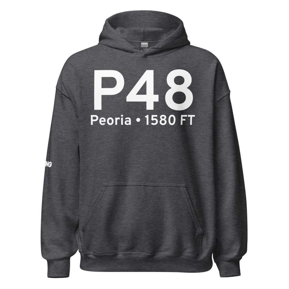 Peoria (P48) Airport Hoodie Sweatshirt 