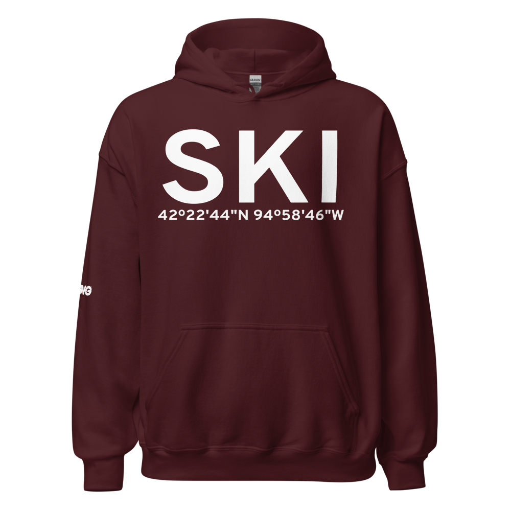 Sac City (KSKI) Airport Hoodie Sweatshirt 