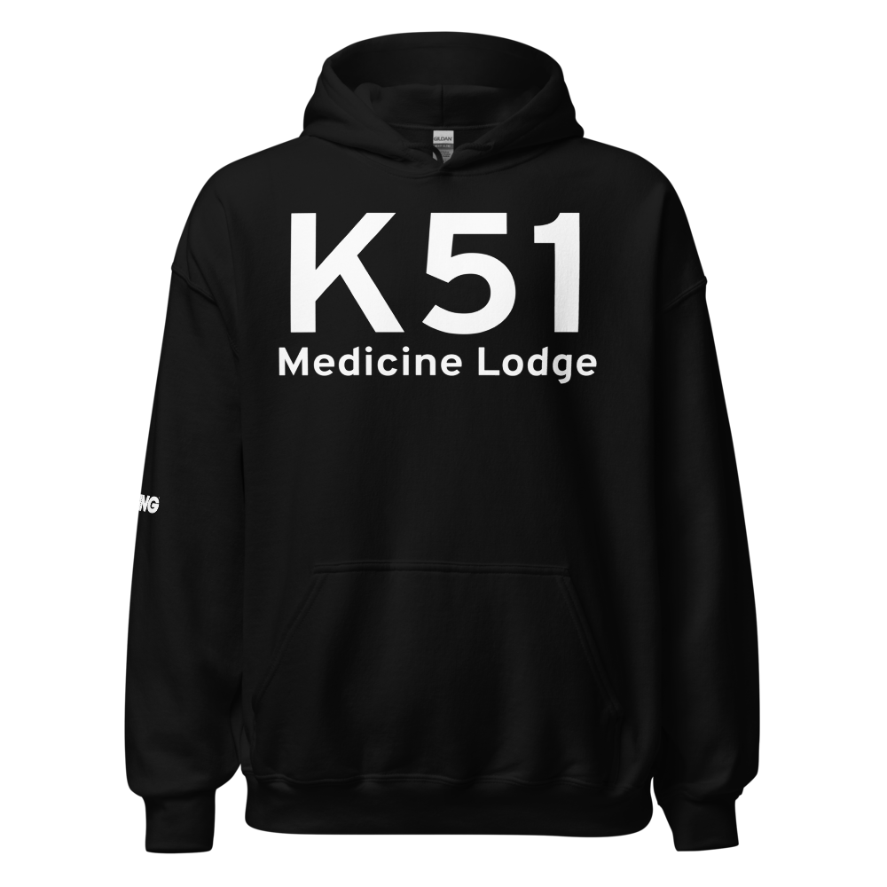 Medicine Lodge (KK51) Airport Hoodie Sweatshirt 
