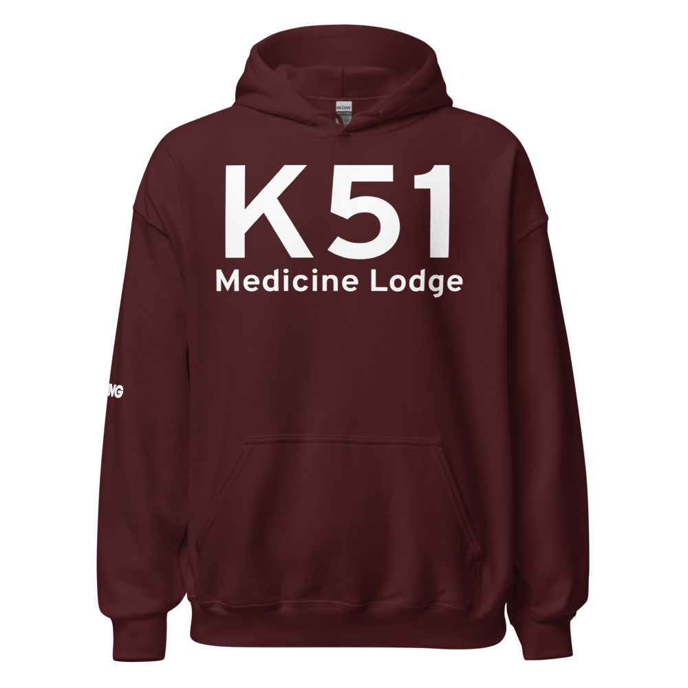 Medicine Lodge (KK51) Airport Hoodie Sweatshirt 