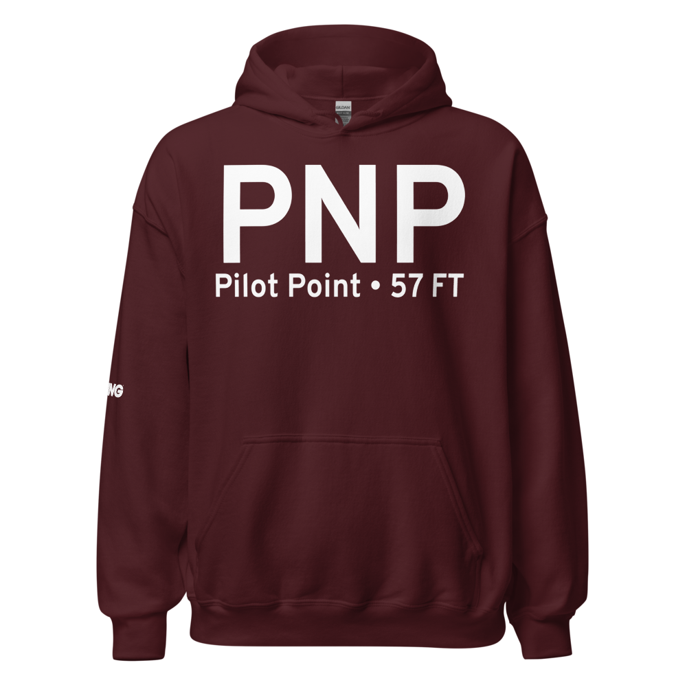 Pilot Point (PAPN) Airport Hoodie Sweatshirt 