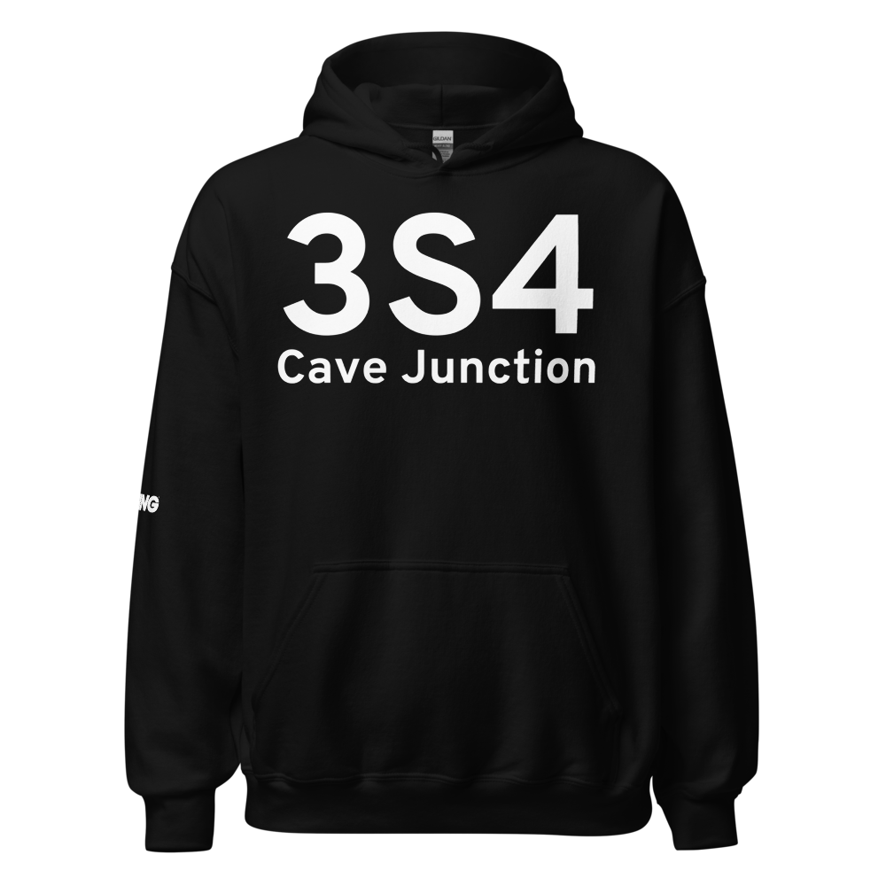 Cave Junction (K3S4) Airport Hoodie Sweatshirt 