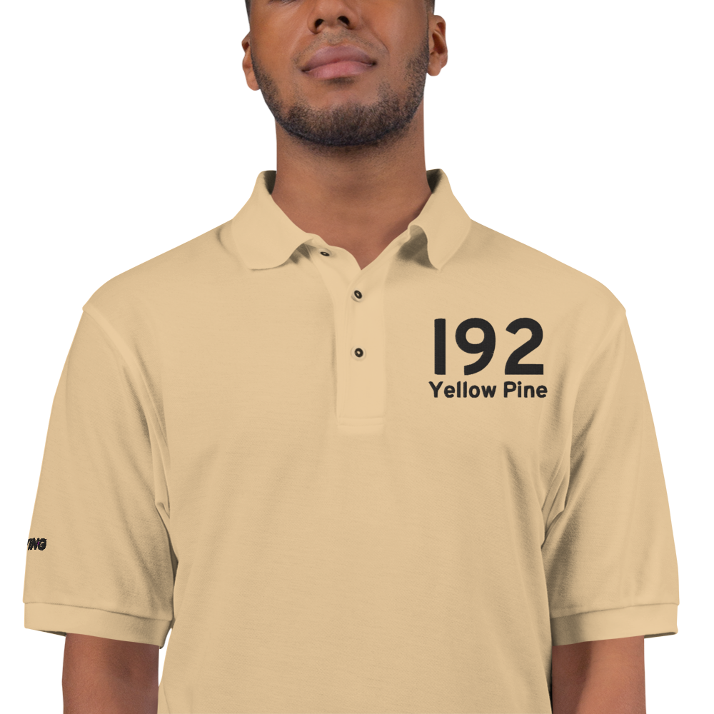Yellow Pine (ID93) Airport Port Authority Embroidered Polo Shirt 