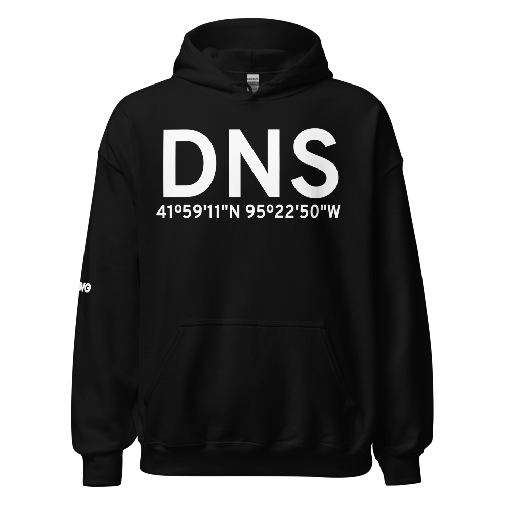 Denison (KDNS) Airport Hoodie Sweatshirt 