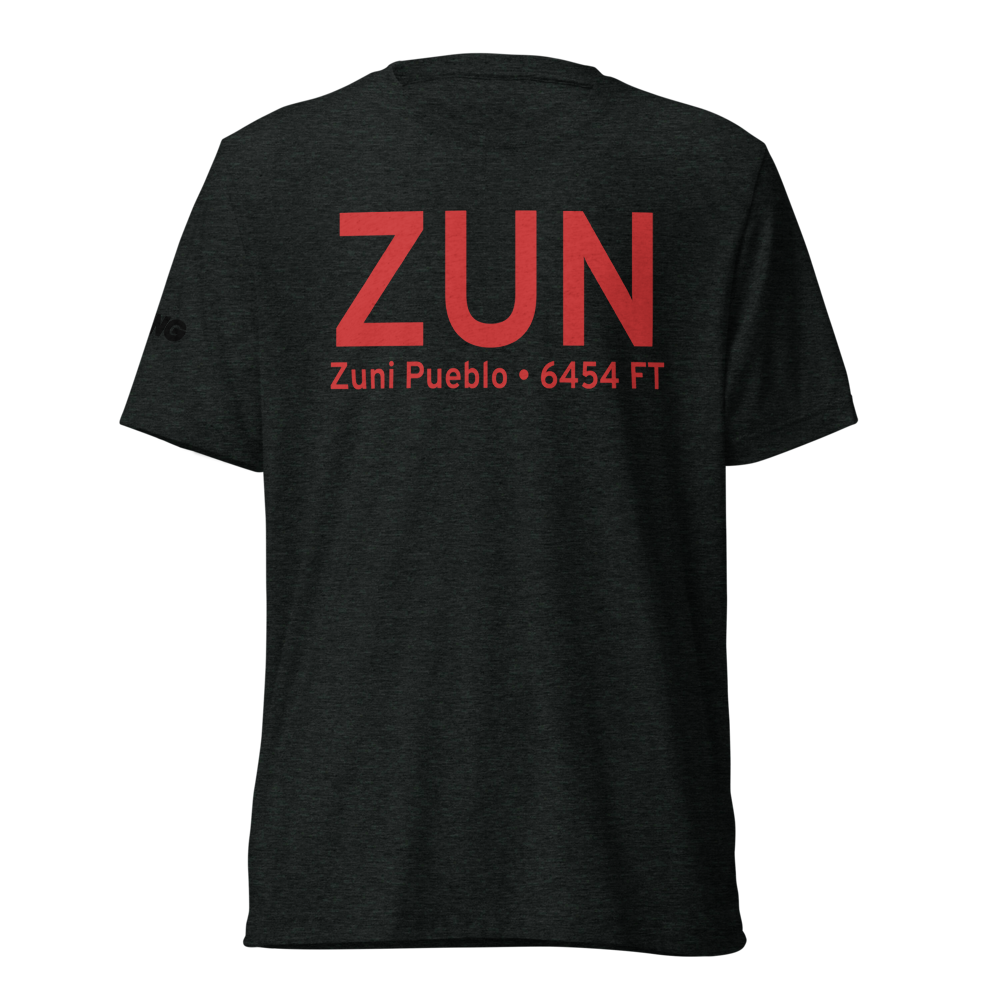 Zuni Pueblo (KZUN) Airport Tri-blend T-Shirt 