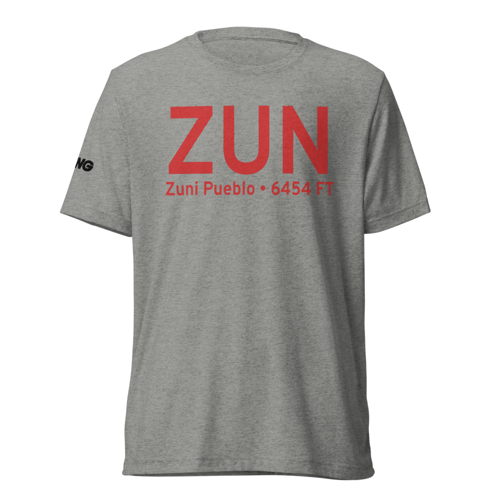 Zuni Pueblo (KZUN) Airport Tri-blend T-Shirt 