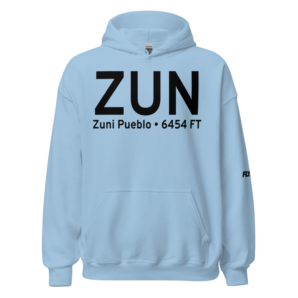 Zuni Pueblo (KZUN) Airport Hoodie Sweatshirt 