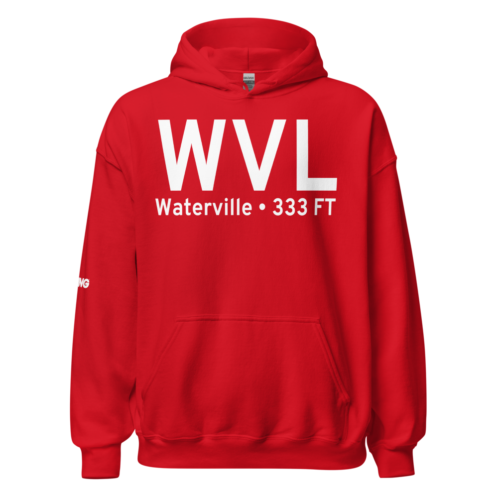 Waterville (KWVL) Airport Hoodie Sweatshirt 