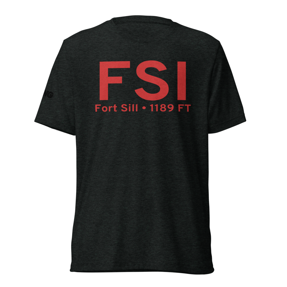Fort Sill (KFSI) Airport Tri-blend T-Shirt 