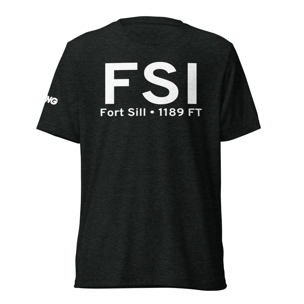 Fort Sill (KFSI) Airport Tri-blend T-Shirt 