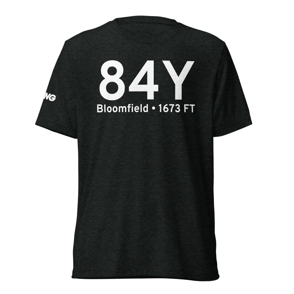 Bloomfield (84Y) Airport Tri-blend T-Shirt 