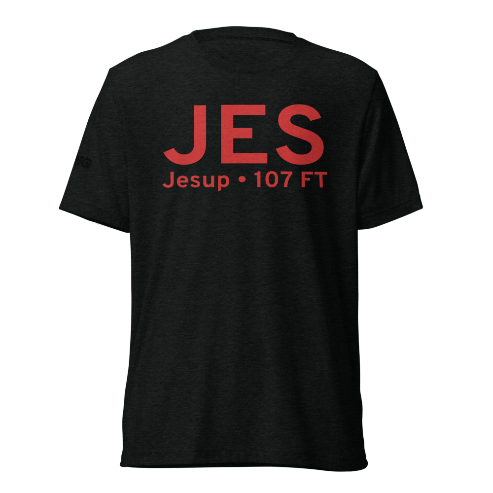 Jesup (KJES) Airport Tri-blend T-Shirt 