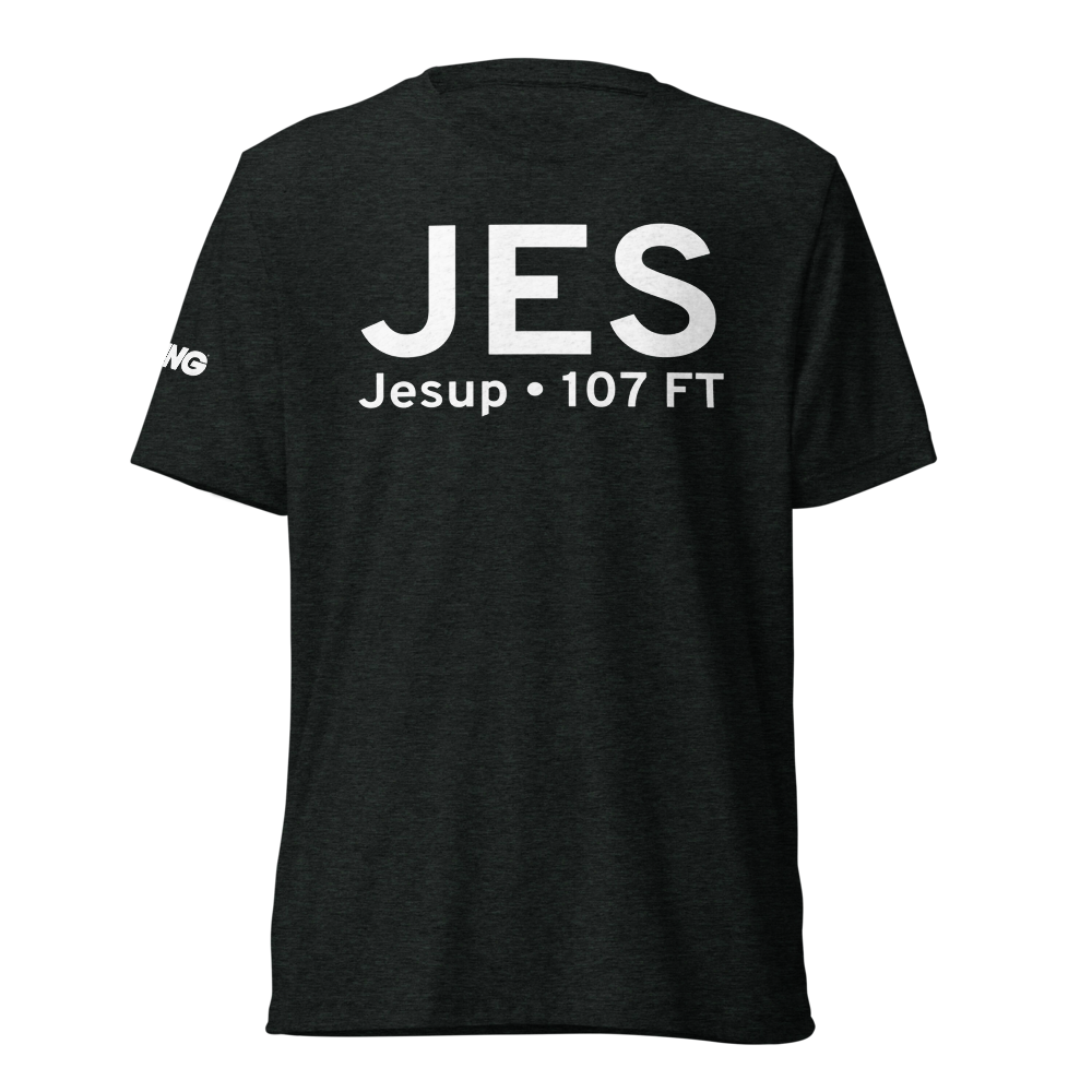 Jesup (KJES) Airport Tri-blend T-Shirt 