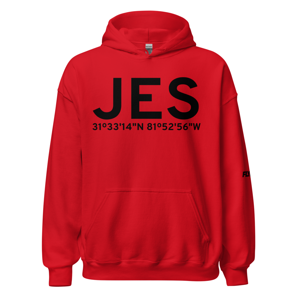 Jesup (KJES) Airport Hoodie Sweatshirt 