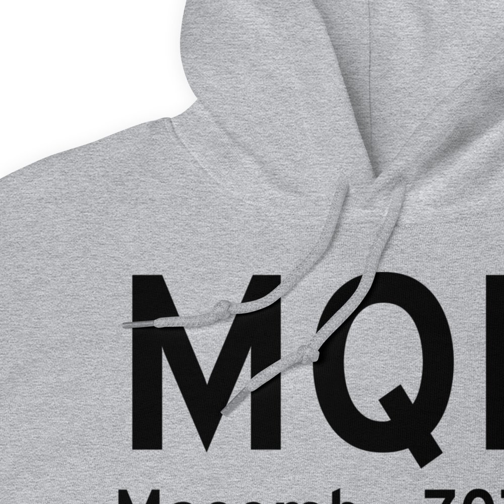 Macomb (KMQB) Airport Hoodie Sweatshirt 