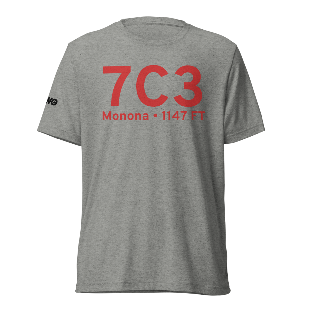Monona (7C3) Airport Tri-blend T-Shirt 