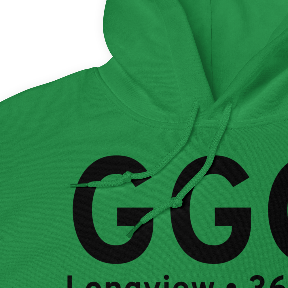 Longview (KGGG) Airport Hoodie Sweatshirt 