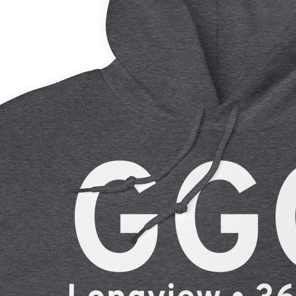 Longview (KGGG) Airport Hoodie Sweatshirt 