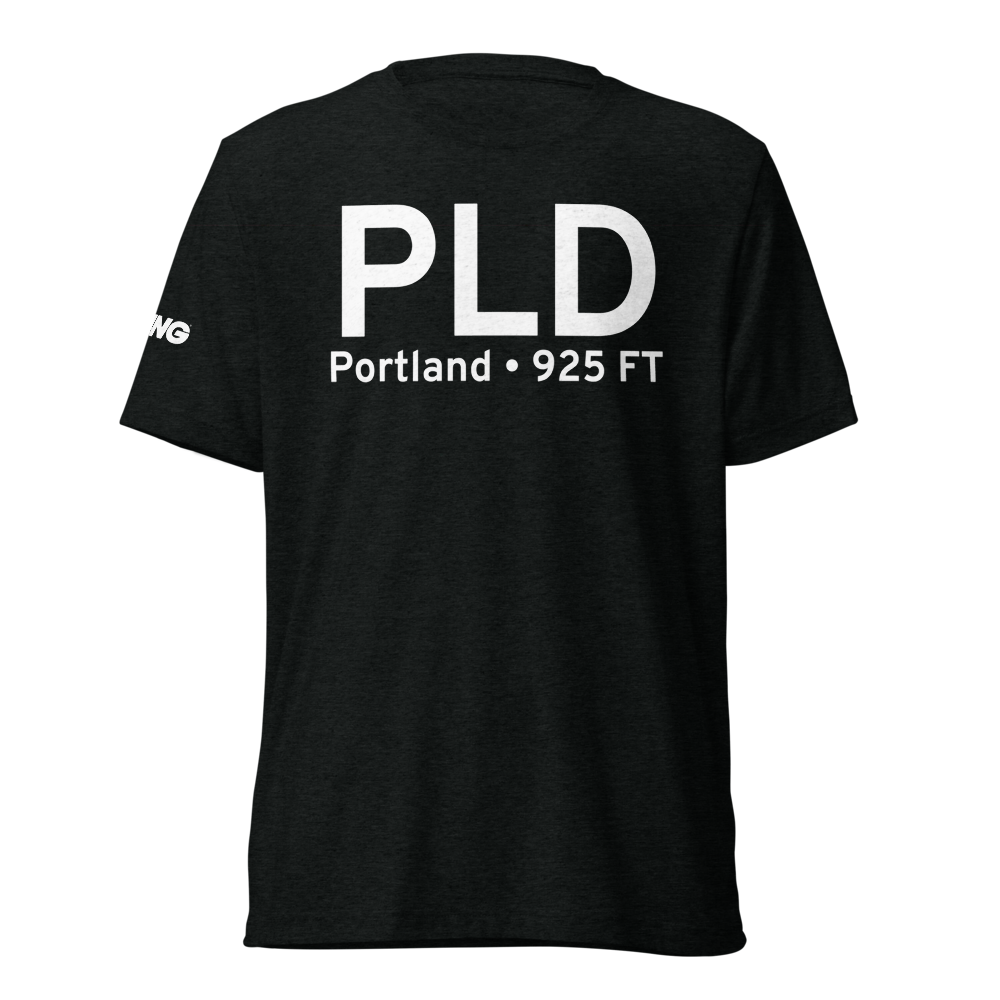 Portland (KPLD) Airport Tri-blend T-Shirt 