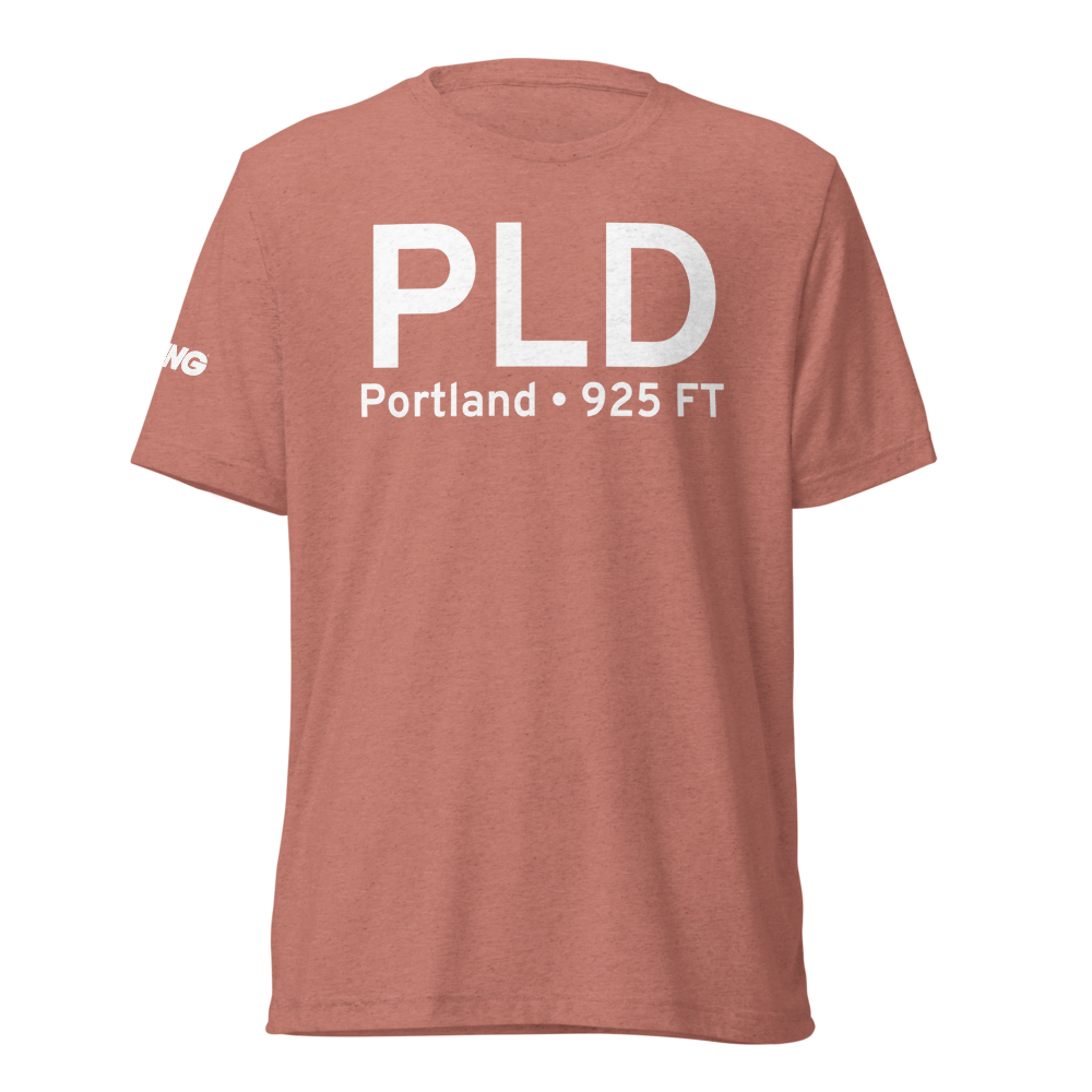 Portland (KPLD) Airport Tri-blend T-Shirt 