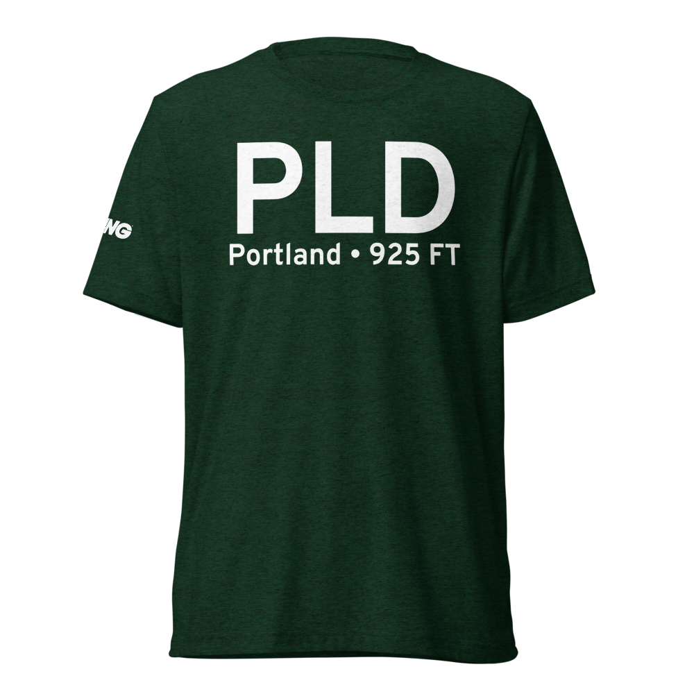 Portland (KPLD) Airport Tri-blend T-Shirt 