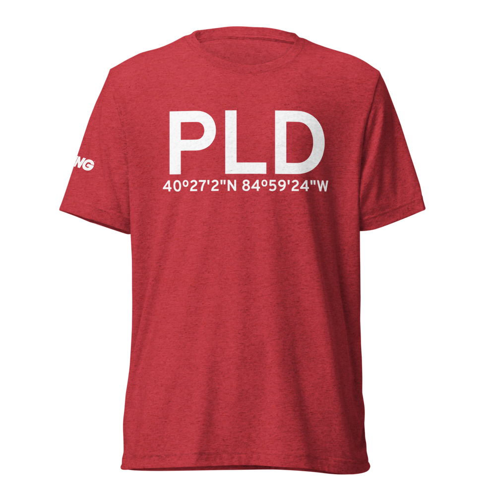 Portland (KPLD) Airport Tri-blend T-Shirt 