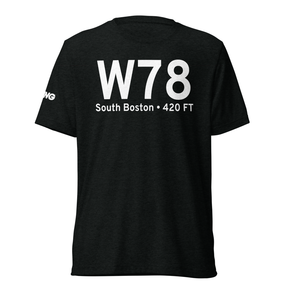 South Boston (KW78) Airport Tri-blend T-Shirt 