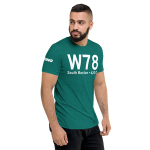 South Boston (KW78) Airport Tri-blend T-Shirt