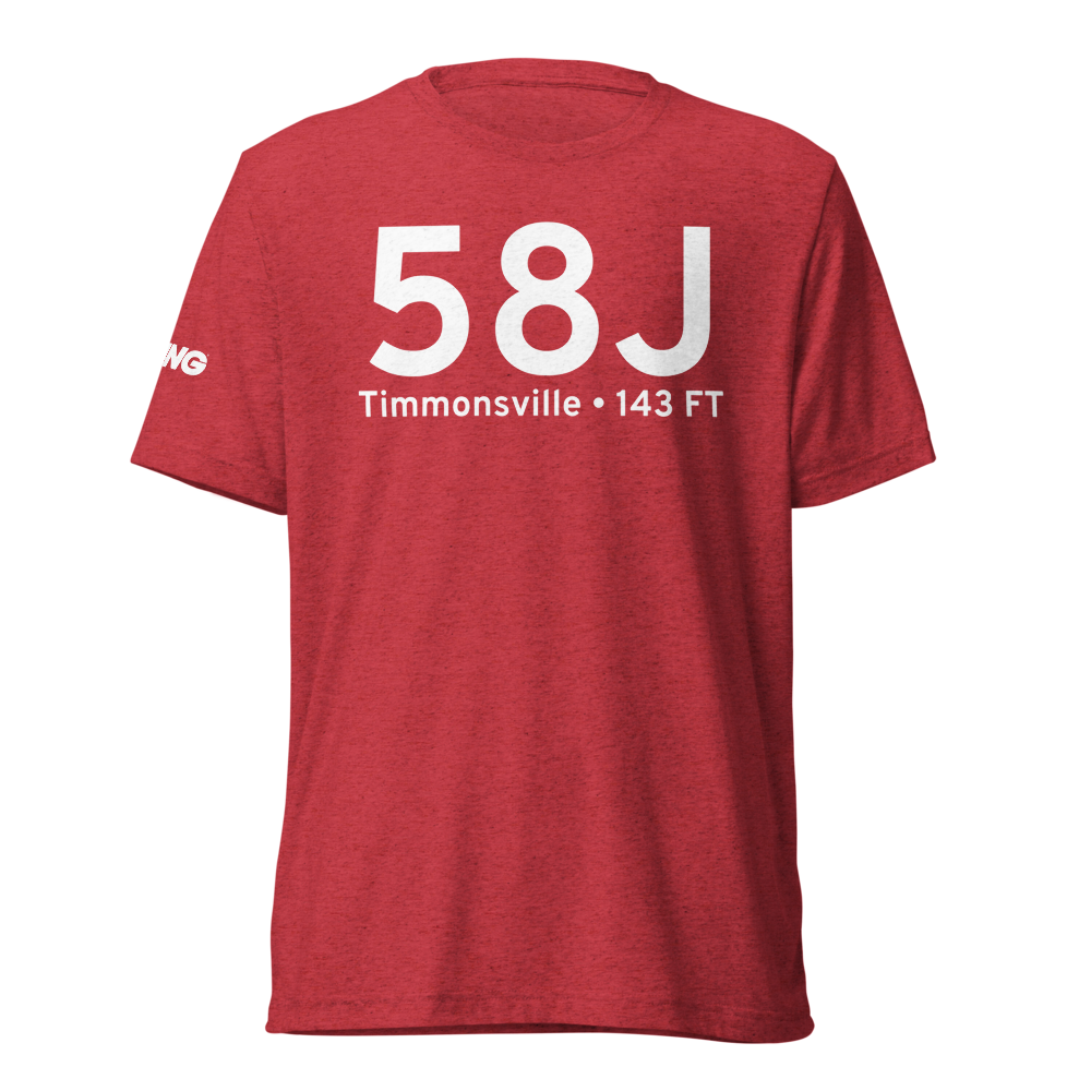 Timmonsville (58J) Airport Tri-blend T-Shirt 