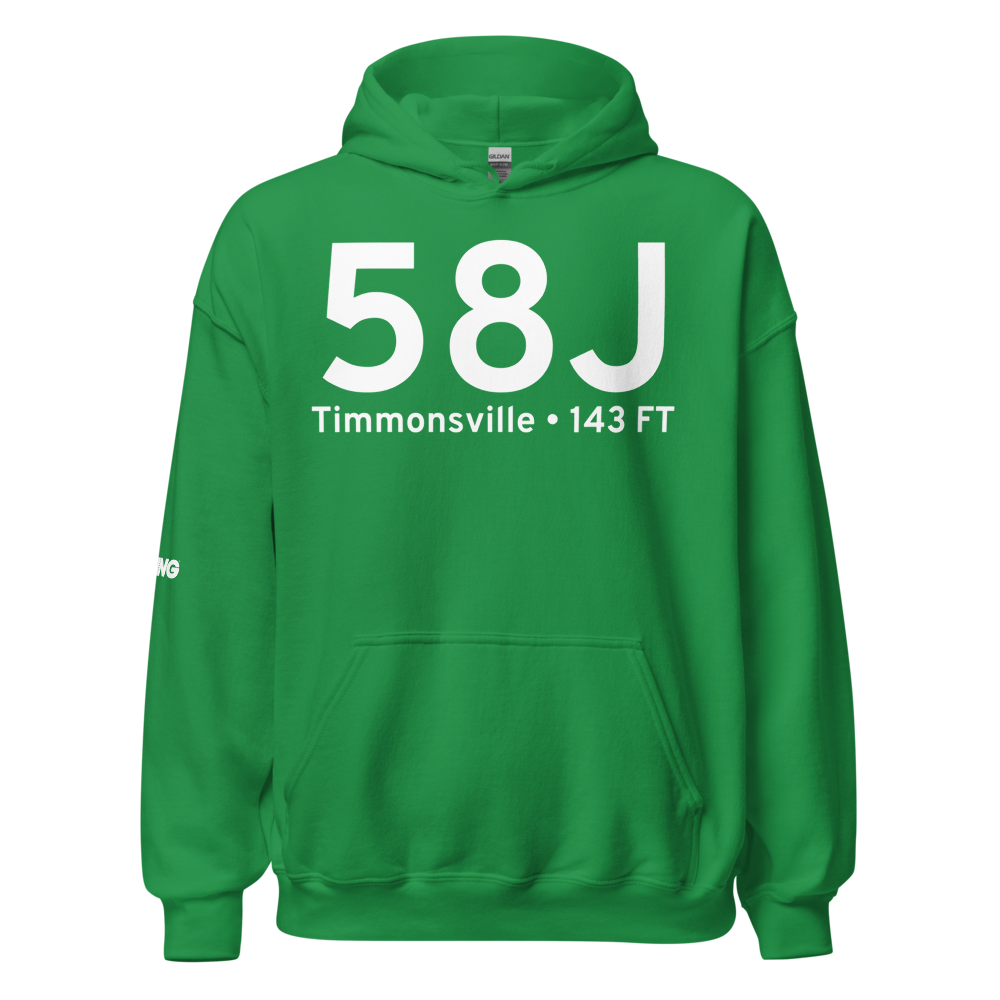 Timmonsville (58J) Airport Hoodie Sweatshirt 
