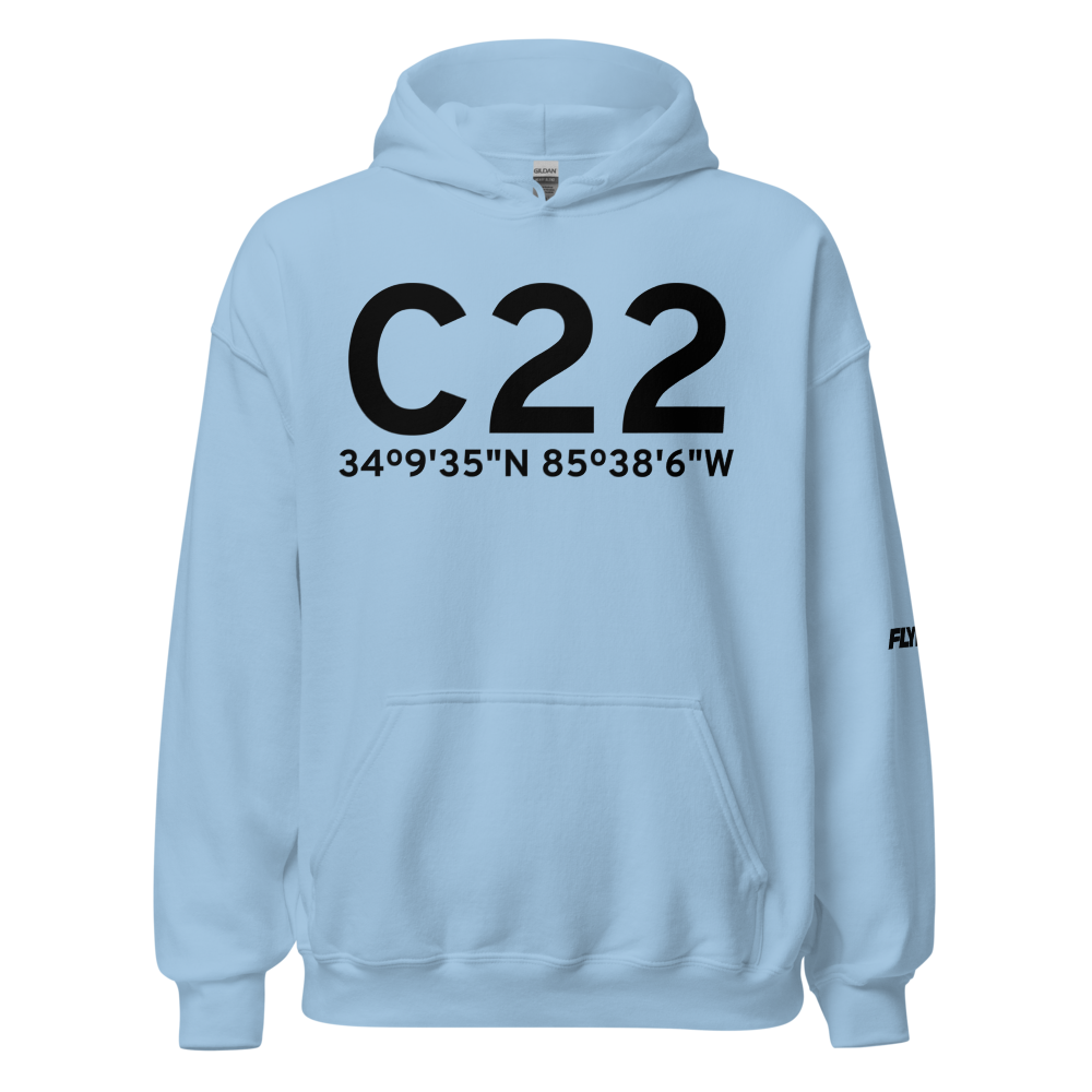 Centre (KC22) Airport Hoodie Sweatshirt 