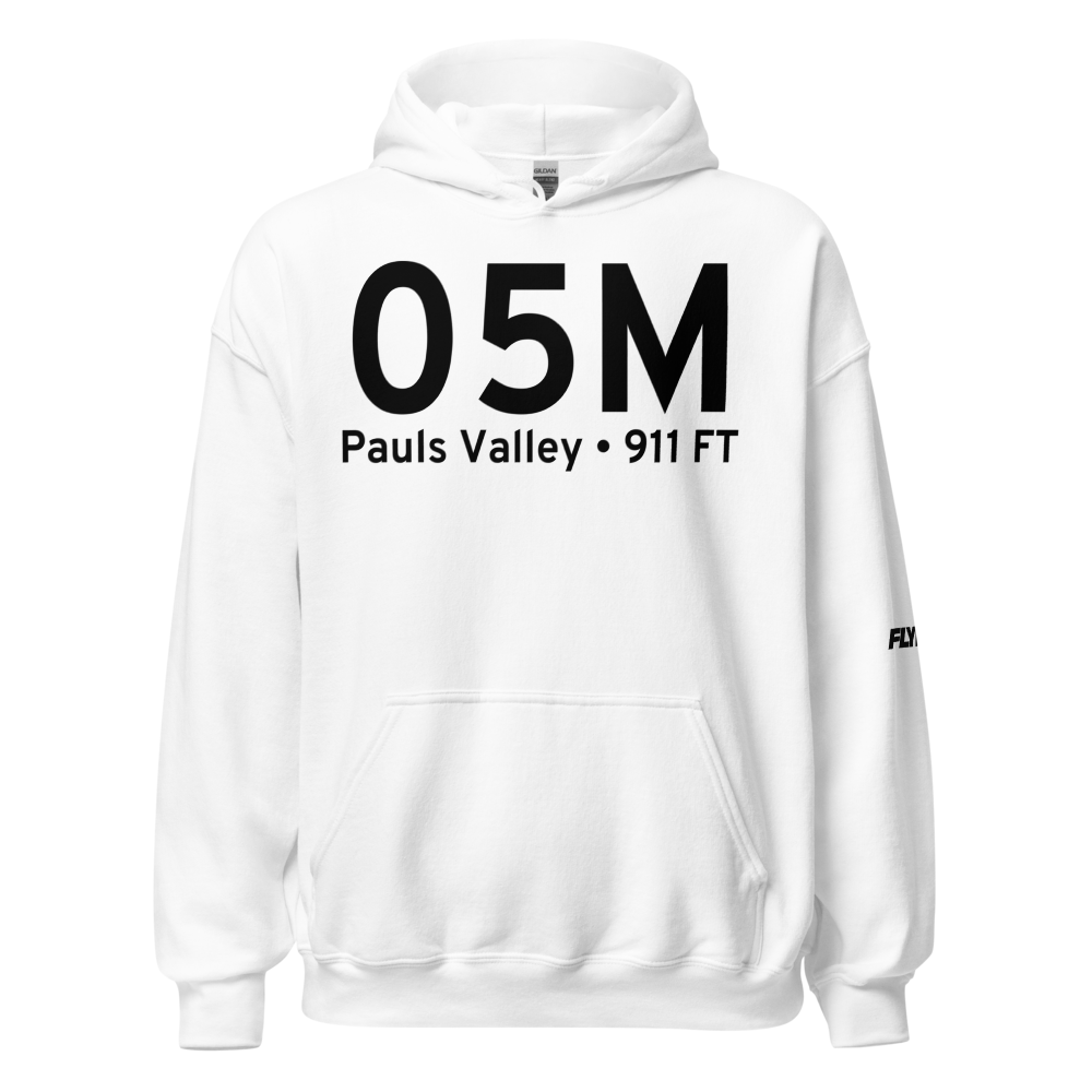 Pauls Valley (05M) Airport Hoodie Sweatshirt 