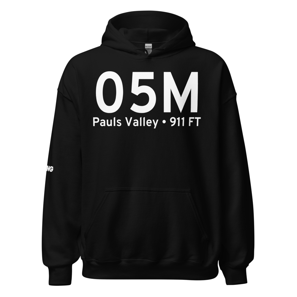 Pauls Valley (05M) Airport Hoodie Sweatshirt 