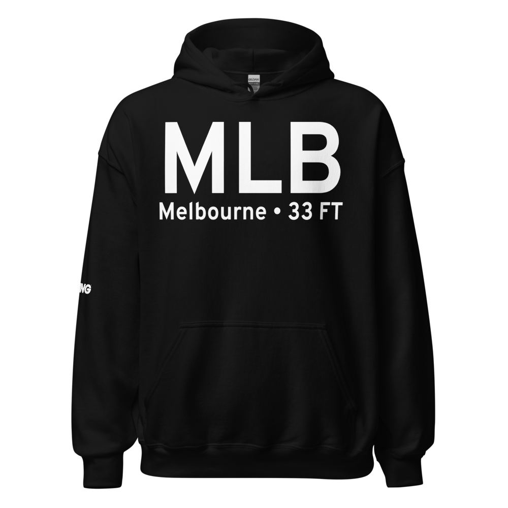 Melbourne (KMLB) Airport Hoodie Sweatshirt 