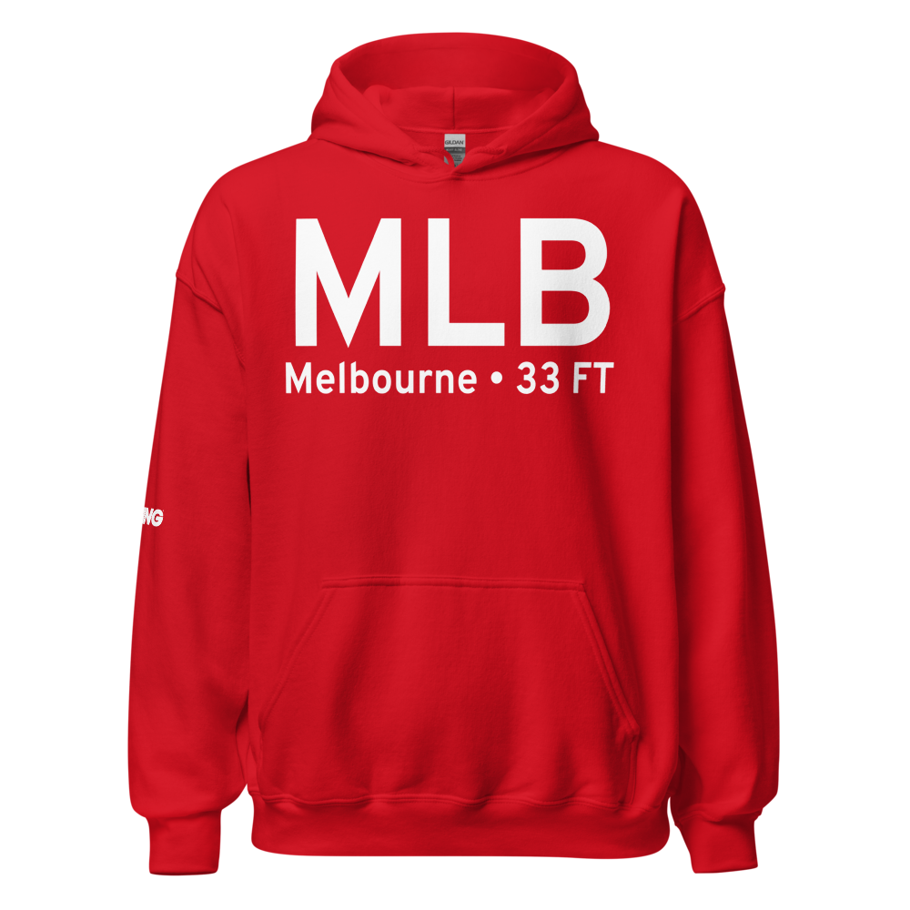 Melbourne (KMLB) Airport Hoodie Sweatshirt 