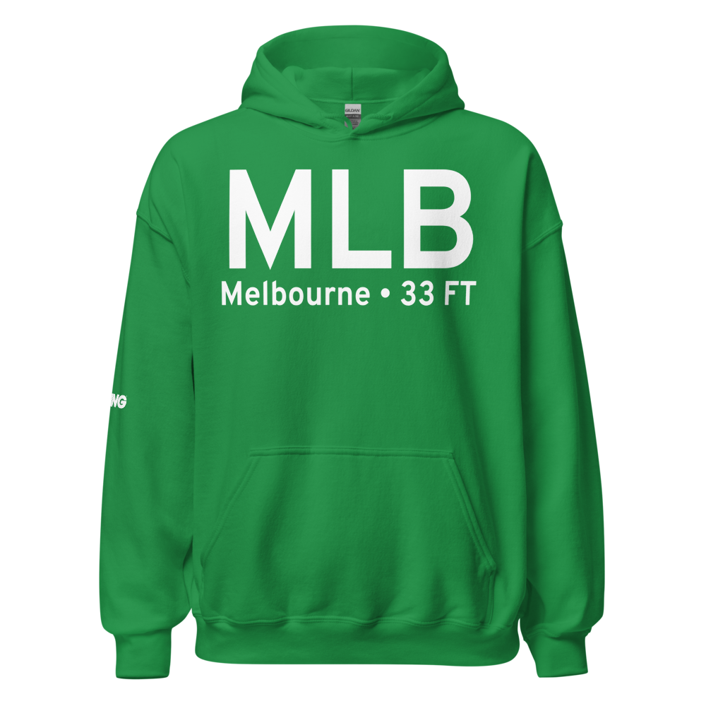 Melbourne (KMLB) Airport Hoodie Sweatshirt 