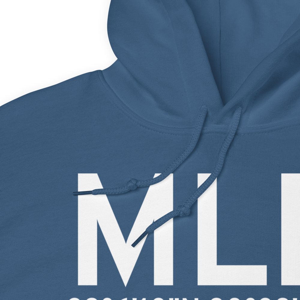 Melbourne (KMLB) Airport Hoodie Sweatshirt 