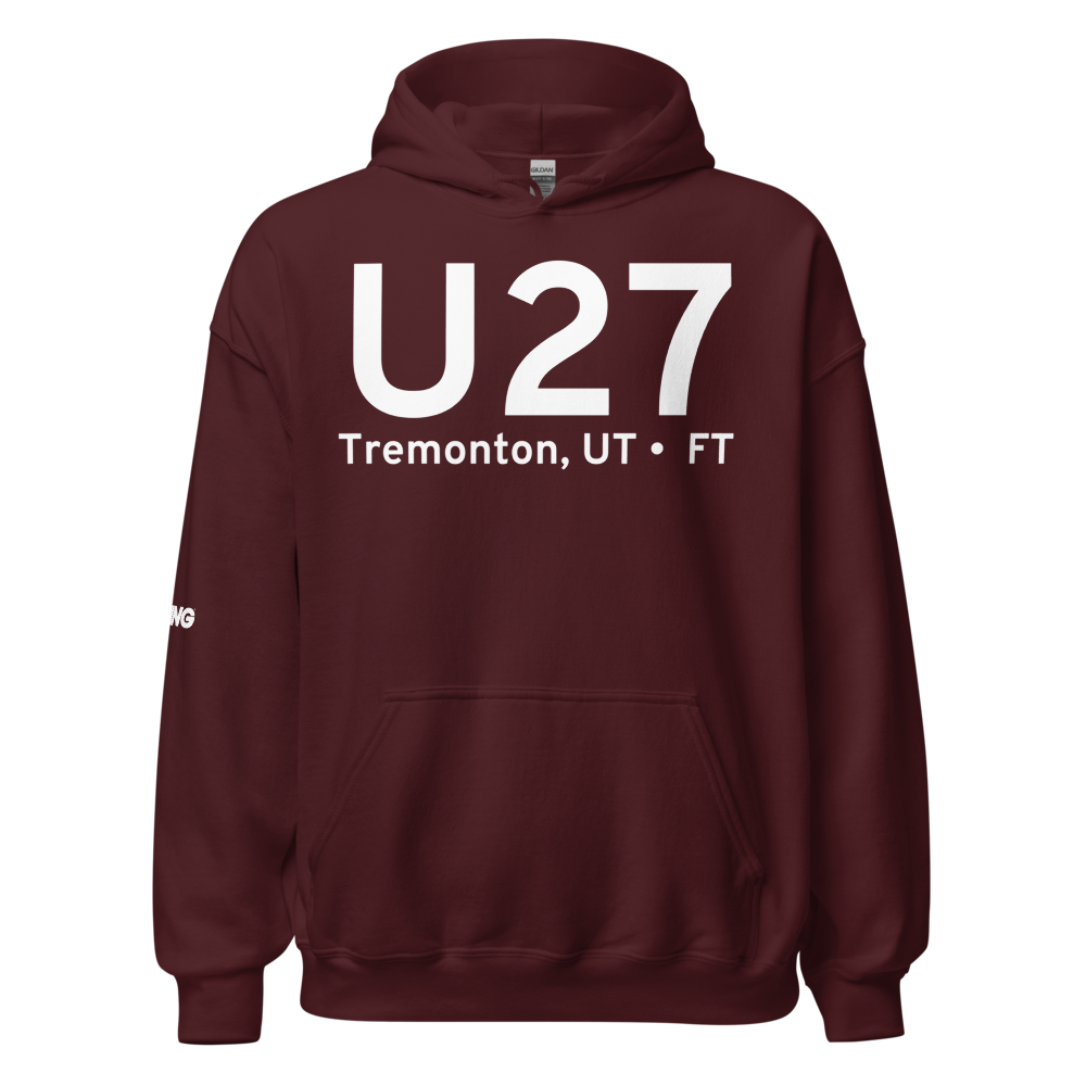 Tremonton, UT (US-0097) Airport Hoodie Sweatshirt 