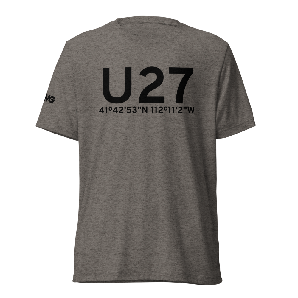 Tremonton, UT (US-0097) Airport Tri-blend T-Shirt 