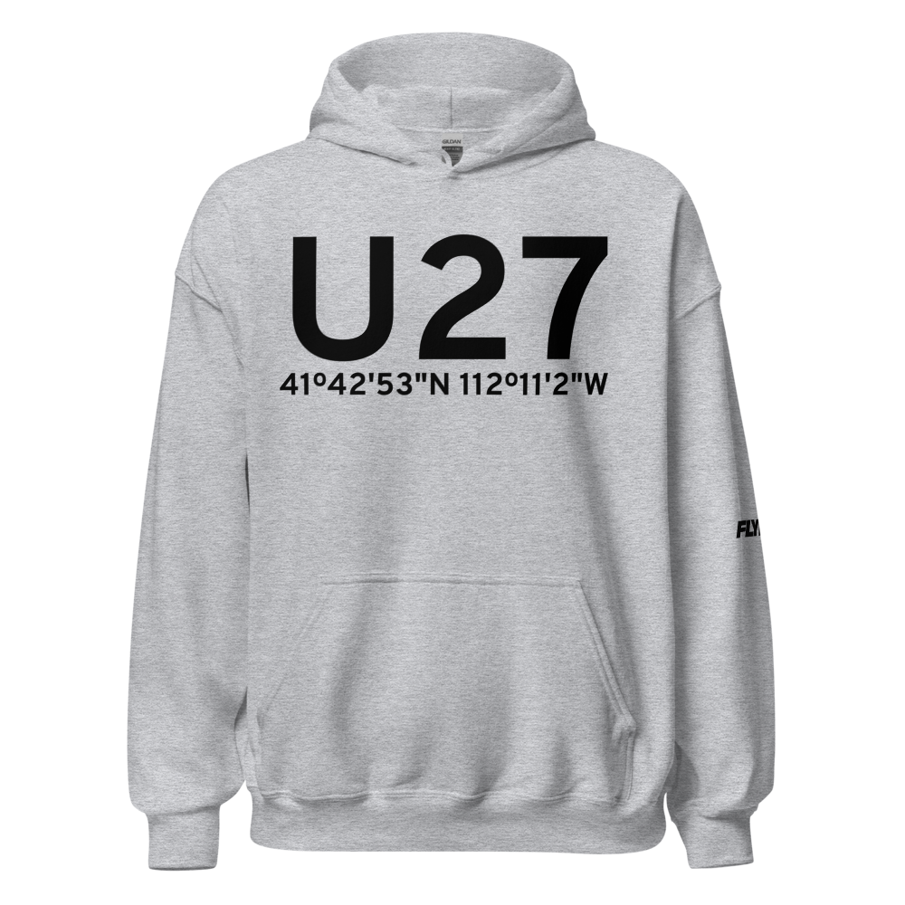 Tremonton, UT (US-0097) Airport Hoodie Sweatshirt 