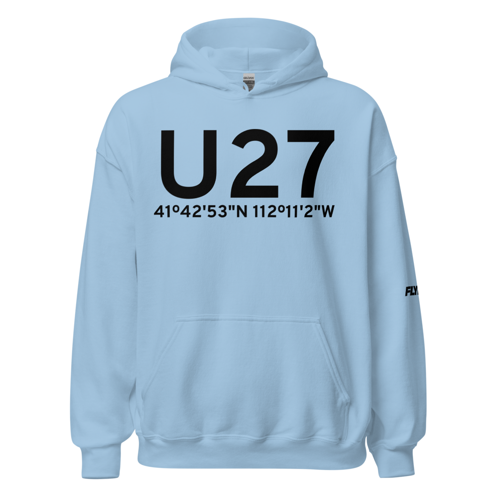 Tremonton, UT (US-0097) Airport Hoodie Sweatshirt 