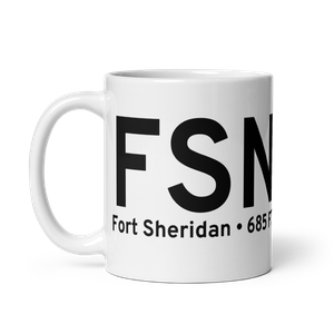 Fort Sheridan (FSN) Airport Mug